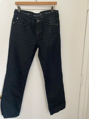 Ring of Fire Slim Straight Jeans - Black